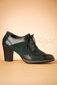 Tamaris - 40s Dorothy Shoe Booties in Emerald 4