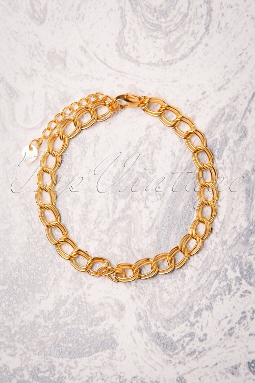 Day&Eve by Go Dutch Label - Elaine Bracelet Années 50 en Doré