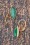 Day&Eve by Go Dutch Label - 50s Darlene Diamond Drop Earrings in Sea Green 3