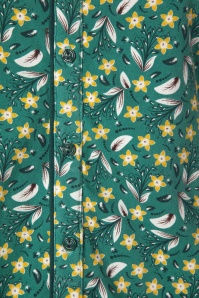 4FunkyFlavours - 60s Food For Thot Blouse in Green 2