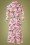 Paper Dolls - Marston Floral Shirt Dress Années 50 en Rose Poudre 3