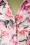 Paper Dolls - Marston Floral Shirt Dress Années 50 en Rose Poudre 5