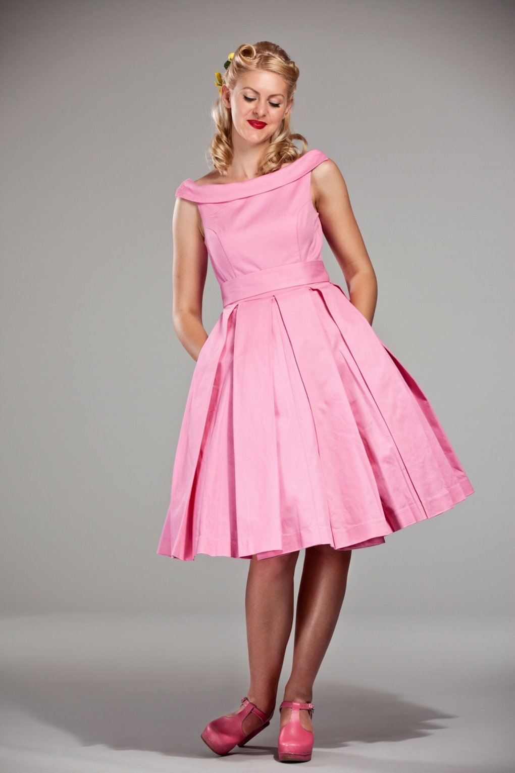 60s Celebration Dress In Pink