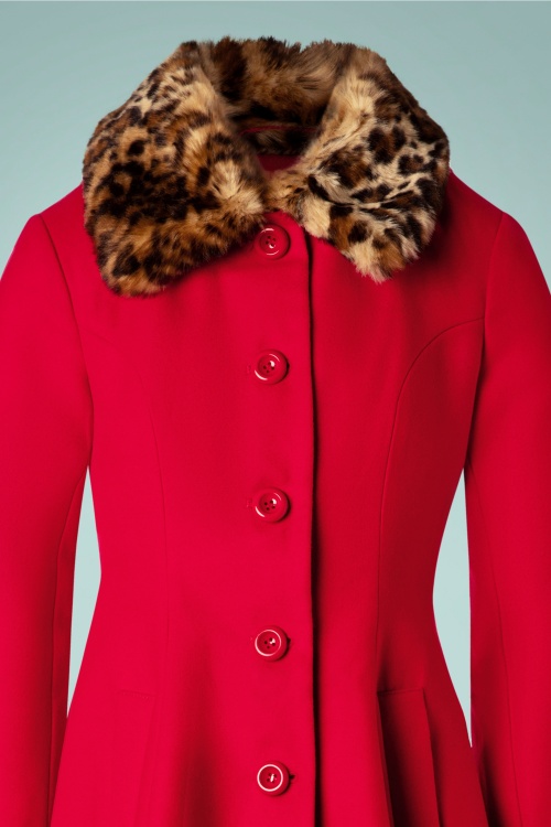 Bunny - 50s Robinson Coat in Red 3