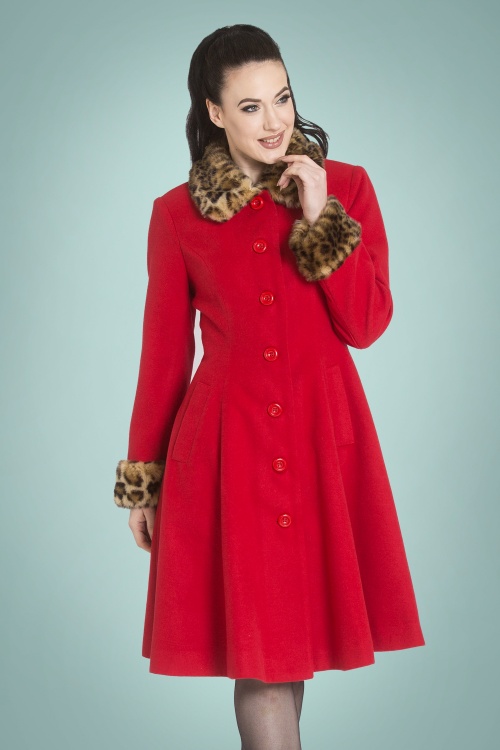 Bunny - Robinson Coat Années 50 en Rouge