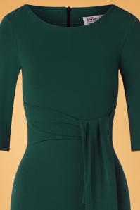 Vintage Chic for Topvintage - 50s Victoria Pencil Dress in Forest Green 3