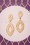 Collectif Clothing - 50s Maxwell Earrings in Pale Gold