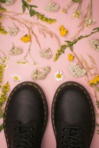 Dr. Martens - 1460 Greasy Ankle Boots en Noir 3