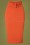Vintage Chic for Topvintage - Michelle Pencil Skirt Années en Orange Salamandre 2