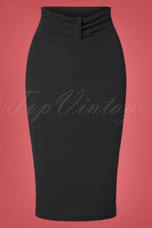 Vintage Chic for Topvintage - 50s Michelle Pencil Skirt in Black