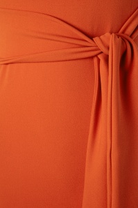 Vintage Chic for Topvintage - Vicky Pencil Dress Années 50 en Orange Salamandre 4