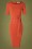 Vintage Chic 31159 Pencil Dress in Summer Fig Orange 20190729 001W