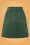 Louche - Kris Cord Carpenter Skirt Années 70 en Vert 4