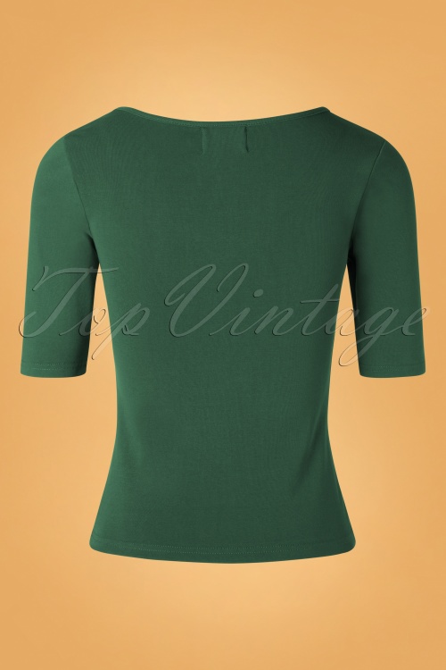 Bunny 30712 Philippa Top in Dark Green 20190730 003W