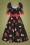 Collectif Clothing - June Apple Swing Dress Années 50 en Noir 6