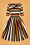 Collectif 30722 Amber Lea Pumpkin Stripe Swing Dress in Multi 20190731 020LW