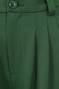 Collectif Clothing - Janine Trousers Années 40 en Vert 3