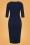 Collectif Clothing - 50s Meadow Pencil Dress in Navy 5