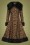 Collectif Clothing - 30s Pearl Coat in Leopard
