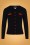 Collectif Clothing - 50s Jo Cherry Love Cardigan in Black