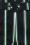 Collectif Clothing - Thea Witch Stripes Trousers Années 50 en Noir 4