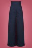 Collectif 29808 Kiki High Waisted Jeans in Navy 20190430 021LW