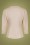 Collectif Clothing - 40s Andra Plain Blouse in Cream 3