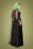 Collectif Clothing - 50s Celeste Occasion Maxi Dress in Black 2