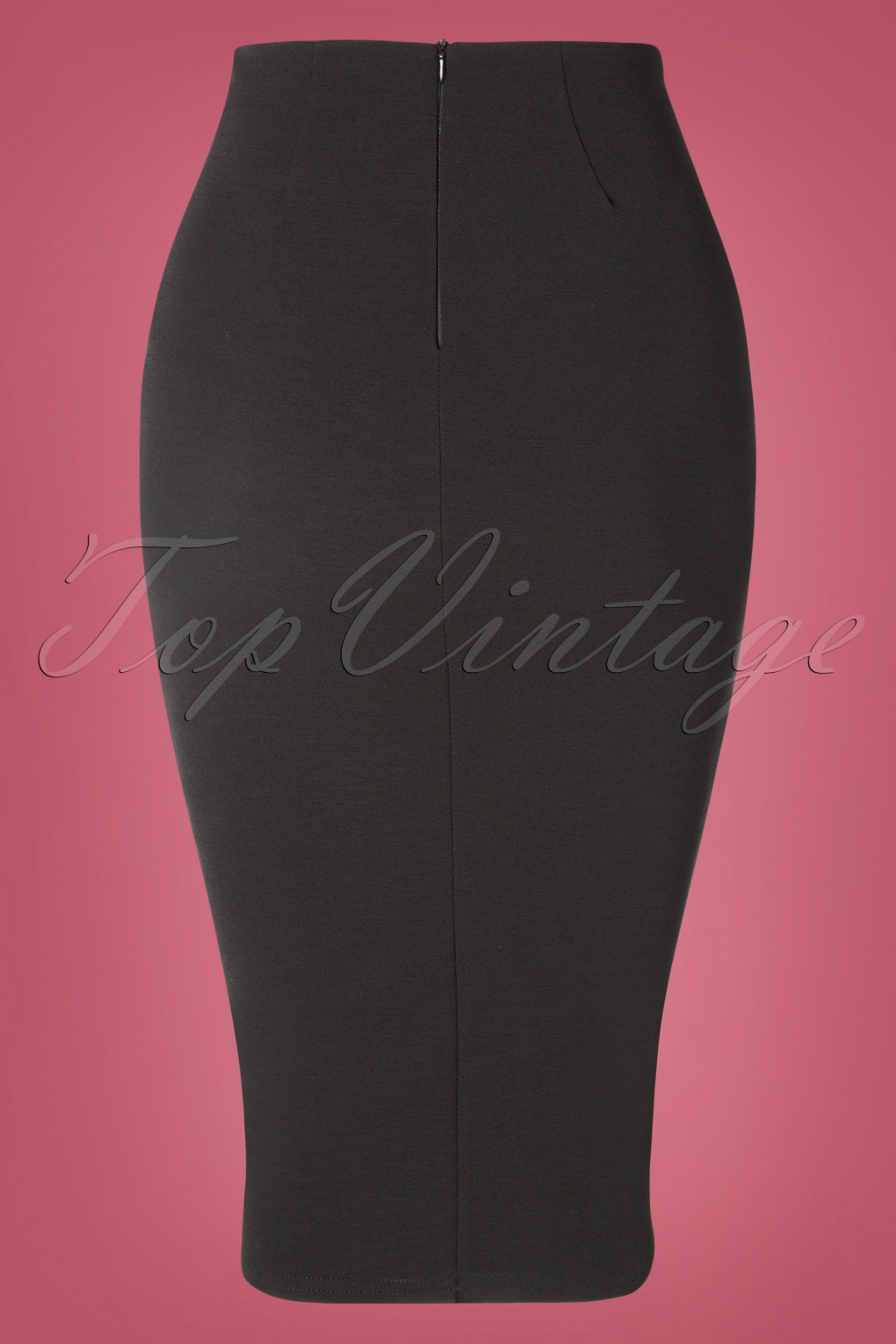 50s Alvina Pencil Skirt In Black
