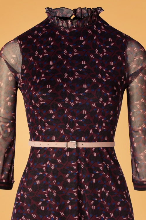 LE PEP - Bregtje-jurk in wijnafbeelding 3