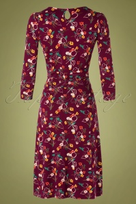 King Louie - 60s Cecil Kansas Dress in Windsor Red 5