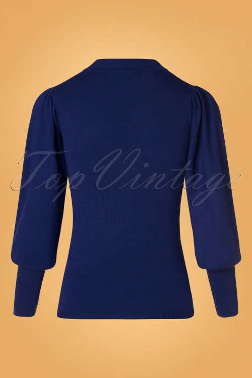 Compania Fantastica - Gillian trui in kobaltblauw 2