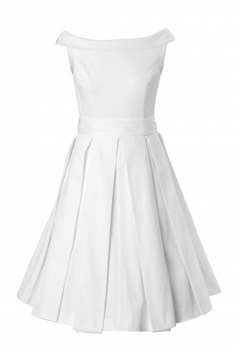 60s Celebration Dress in White