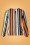 Compania Fantastica - Staci Stripes Blouse Années 70 en Multi 3