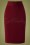 Very Cherry - Classic Pencil Skirt Années 50 en Bordeaux