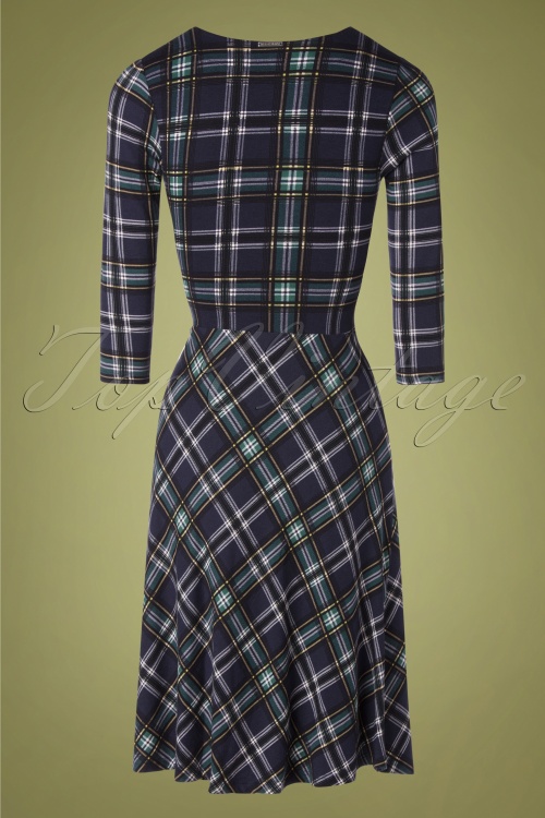 Vive Maria - 50s Very British Dress in Dark Blue 5