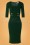 Vintage Chic for Topvintage - 50s Verona Pencil Dress in Forest Green 2