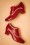 Miz Mooz - Farren Shoe Booties Années 40 en Rouge 2