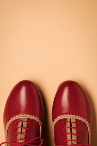 Miz Mooz - 40s Farren Shoe Booties in Red 4