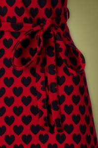 Tante Betsy - Trudy Hearts-jurk in rood 4