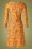 Tante Betsy - 60s Lala Kitschy Deer Dress in Orange 4