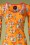 Tante Betsy - 60s Lala Kitschy Deer Dress in Orange 2
