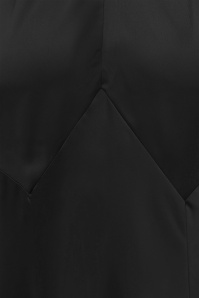 Collectif Clothing - Ingrid Fishtail Maxi Dress Années 30 en Noir 4