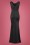 Collectif Clothing - Ingrid Fishtail Maxi Dress Années 30 en Noir 5