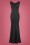 Collectif Clothing - Ingrid Fishtail Maxi Dress Années 30 en Noir 2