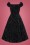 Collectif 29856 Dolores Glitter Drops Velvet Doll Dress in Black 20190814 021LW