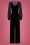 Collectif Clothing - Arionna fluwelen jumpsuit in zwart