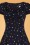 Collectif Clothing - 50s Mimi Rainbow Star Doll Dress in Black 3