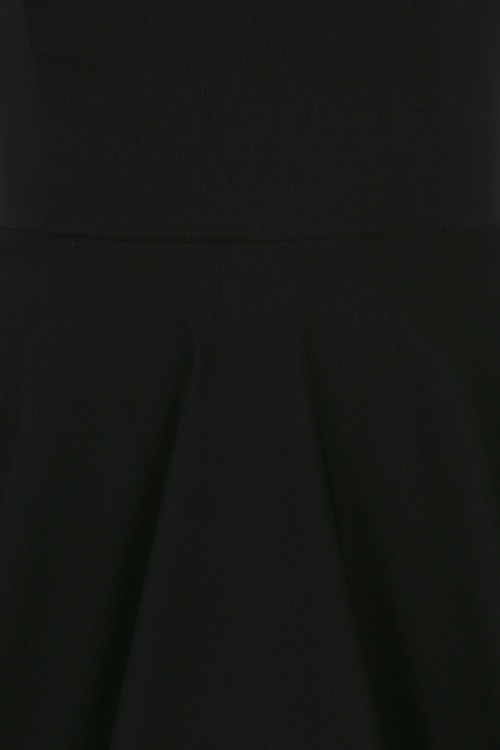 Collectif Clothing - Valentina Swing Dress Années 50 en Noir 5