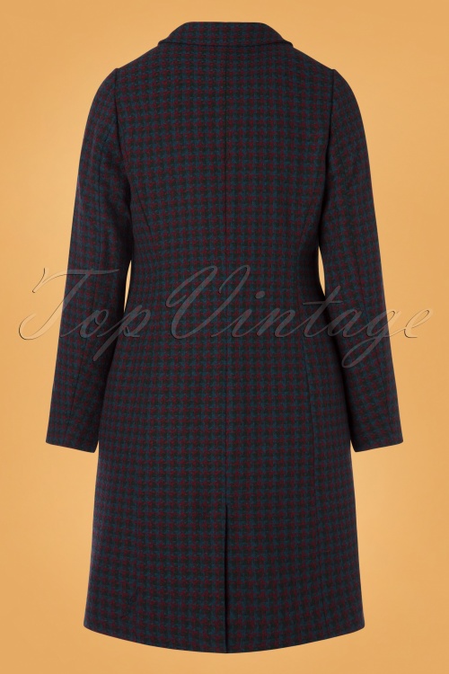 King Louie - 60s Nathalie Darby Coat in Autumn Blue 6